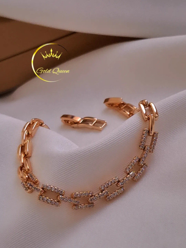 دستبند رولکس ظریف جواهری ژوپینگ کد 27