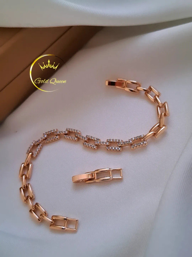دستبند رولکس ظریف جواهری ژوپینگ کد 27