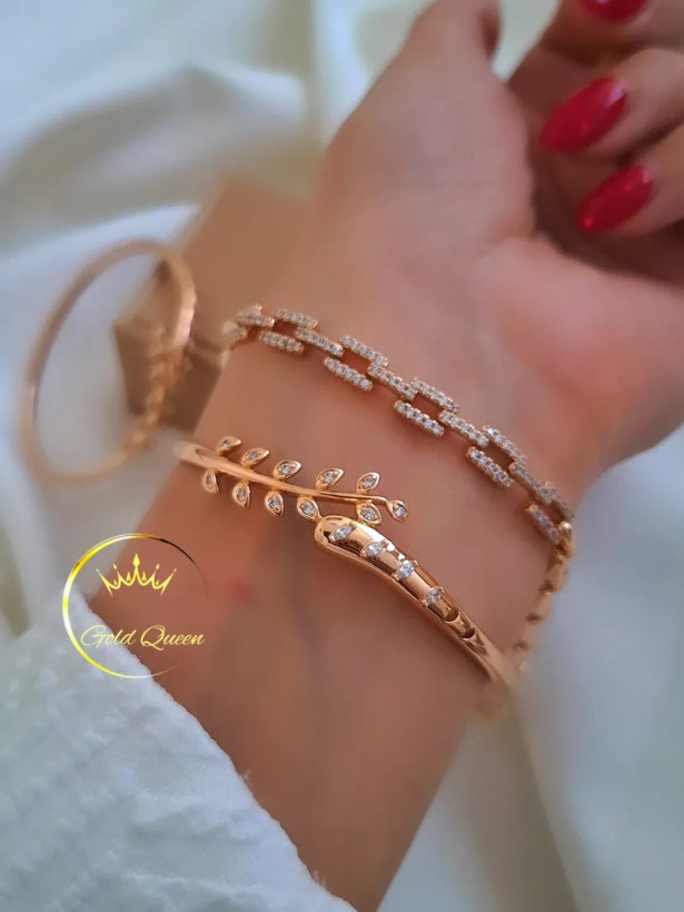 دستبند رولکس ظریف جواهری ژوپینگ کد 27