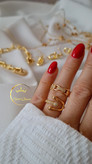 انگشتر حلقه ای جواهری تیفانی مسترکوالیتی کد 313