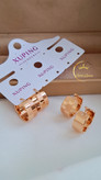 گوشواره مشبک مات و براق ژوپینگ کد 263