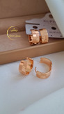 گوشواره مشبک مات و براق ژوپینگ کد 263