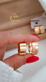 گوشواره مشبک مات و براق ژوپینگ کد 263