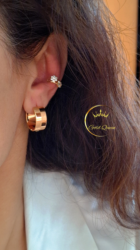 گوشواره مشبک مات و براق ژوپینگ کد 263